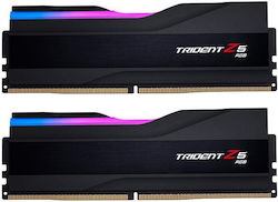 G.Skill Trident Z5 RGB 64GB DDR5 RAM cu 2 module (2x32GB) și Viteză 5600 pentru Desktop