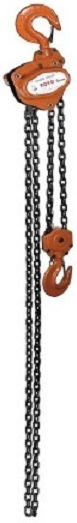 Chain Hoist for Weight Load up to 1t Orange