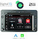 Digital IQ Car-Audiosystem für Renault Spinne Alfa Romeo Spinne / Brera 2004-2011 (Bluetooth/USB/AUX/WiFi/GPS) mit Touchscreen 7"