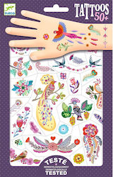 Djeco Bright Birds Kids Tattoos