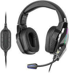Tracer Gamezone Hydra Pro RGB 7.1 Over Ear Gaming Headset με σύνδεση USB
