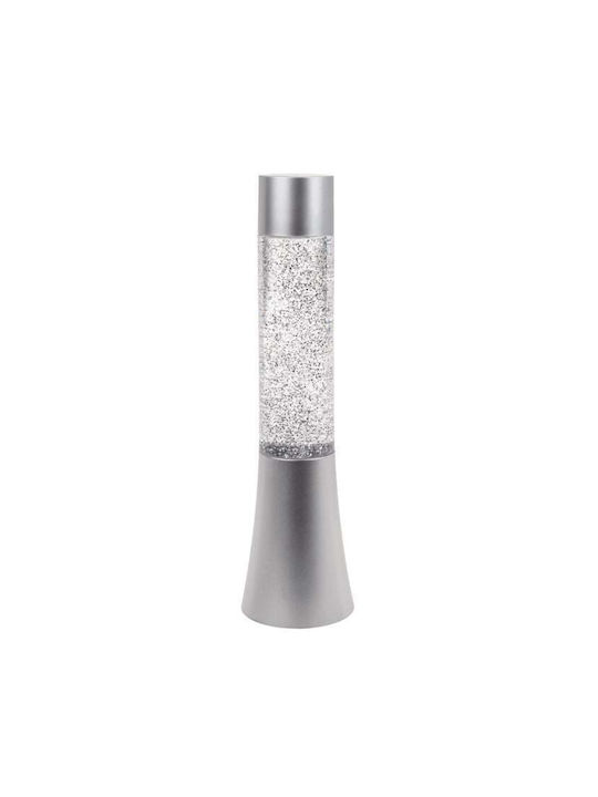 Out of the Blue Decorative Lamp Lava Lamp Silver