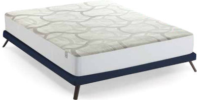 Linea Strom King Size Jacquard Mattress Cover Fitted Époques Wool White 180x200cm