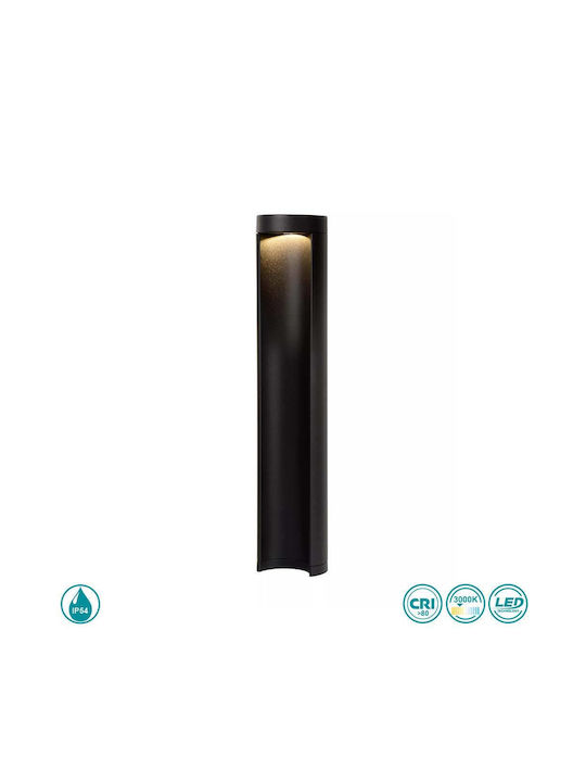 Lucide Lightning Combo Φωτιστικό Κολωνάκι LED Εξωτερικού Χώρου 7W με Θερμό Λευκό Φως IP54 Μαύρο