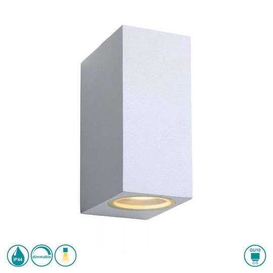 Lucide Lightning Zora Стенно Външно Спот Осветление GU10 IP44