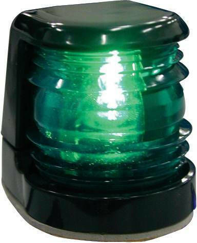 Lalizas Lalizas 7 Boat Light Without Pole Side Horizontal Green 112.5 Degrees with Black Shell