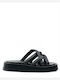 Women's Flat Sandals Flatforms in Black Color