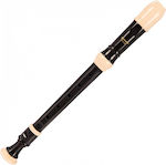 JHS Soprano Plastic Recorder HD300 Baroque Black