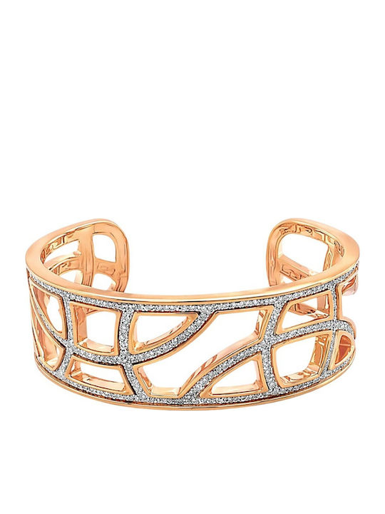 Rebecca Women's Bracelet Handcuffs made of Brass Gold Plated