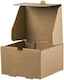 Tessera Set von 100 Boxen Burger Kraft 13x13x8.6cm