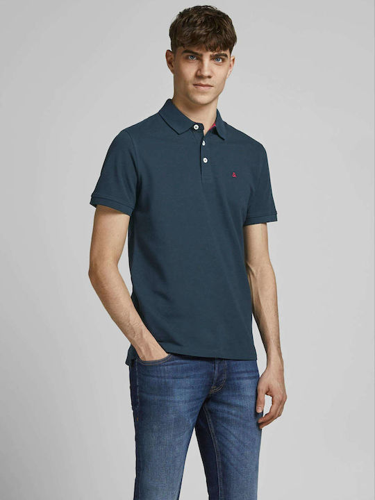 Jack & Jones Polo Tricou Navy Blazer / Tonal
