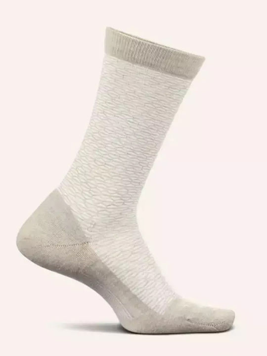 Feetures Hex Tex Cushion LW10433 Αθλητικές Κάλτσες Λευκές 1 Ζεύγος
