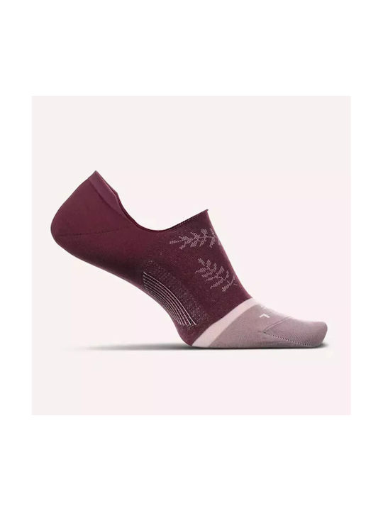 Feetures Everyday Hidden Athletic Socks Red