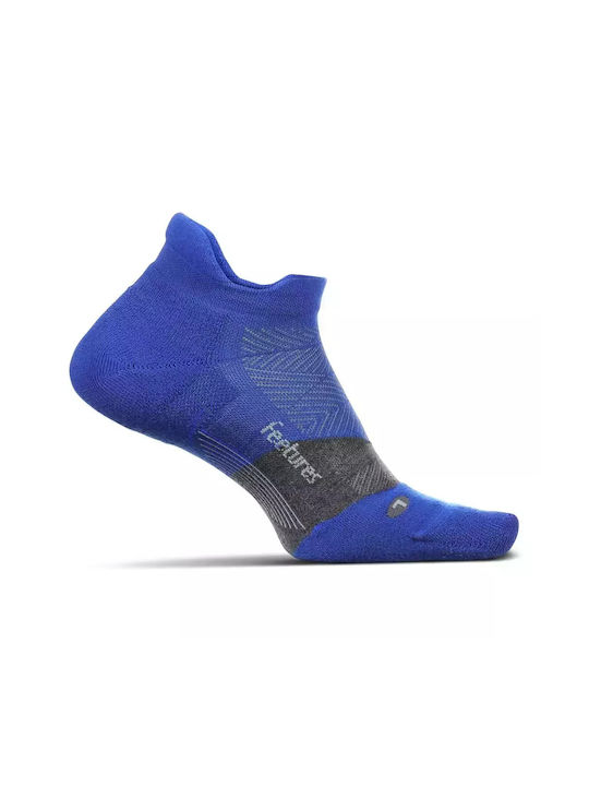 Feetures Elite Max Cushion Noshow Tab Αθλητικές Κάλτσες Μπλε 1 Ζεύγος