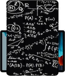 Tri-Fold Flip Cover Piele artificială Math (Galaxy Tab A8)