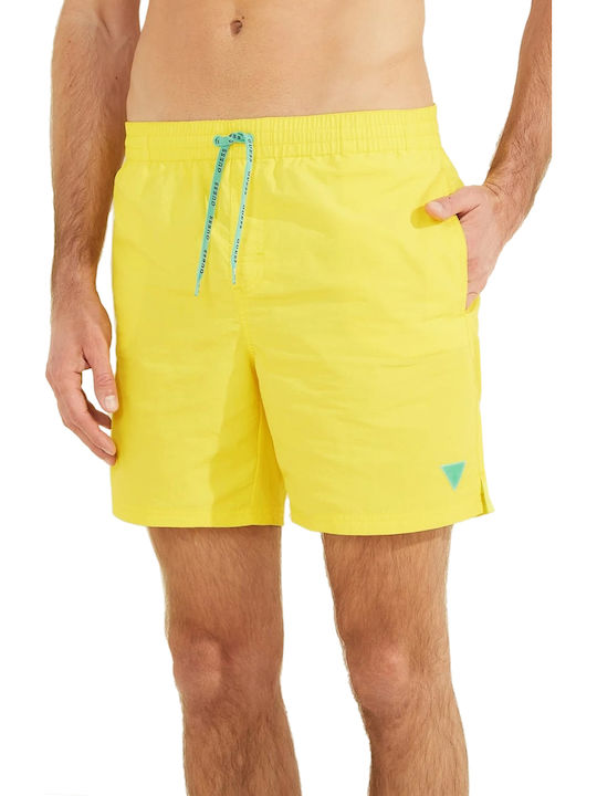 Costume De Baie Bărbați Pantaloni Scurți Galbeni