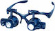 Discovery Safety Glasses with Magnification with Transparent Lenses 8pcs