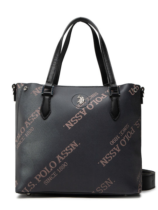 U.S. Polo Assn. Green Country Γυναικεία Τσάντα 'Ωμου σε Μαύρο χρώμα
