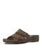 Fild Anatomic Milena Women's Flat Sandals in Tabac Brown Color