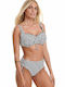 Set Bikini Ψηλόμεσο Λευκό