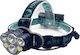 Forever Light Επαναφορτιζόμενος Φακός Κεφαλής LED IP64 Διπλής Λειτουργίας με Μέγιστη Φωτεινότητα 500lm
