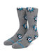 HUF Infinity Jewel Herren Gemusterte Socken Gray 1Pack