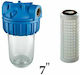 Atlas Filtri 3P Junior Plus AFO SX AS Water Filtration System Single Under Sink / Central Supply Micron 1'' with Replacement Filter Atlas Filtri RL 7 SX 50 μm