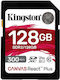 Kingston Canvas React Plus SDXC 128GB Clasa 10 U3 V90 UHS-II