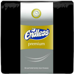 Endless Premium Χαρτοπετσέτα Πολυτελείας 2Φ Μαύ...