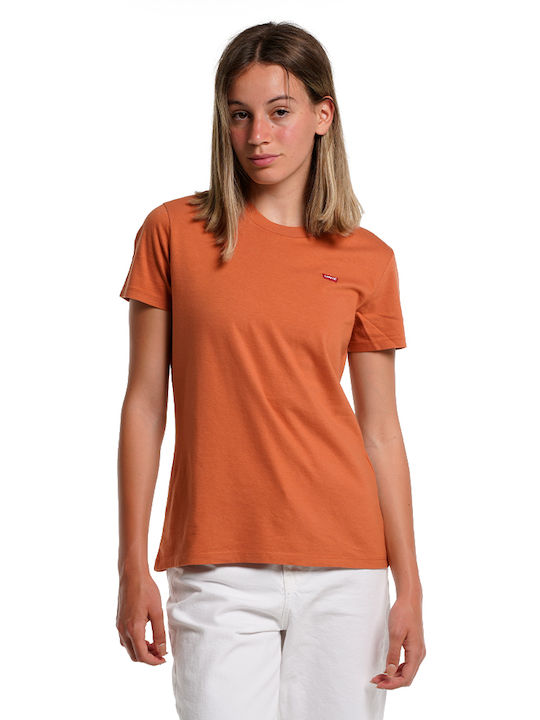 Levi's Γυναικείο T-shirt Πορτοκαλί