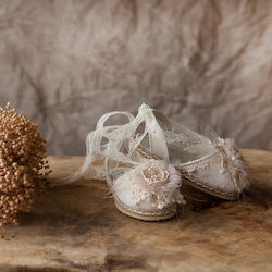 Baby Bloom Espadrilles Ecru