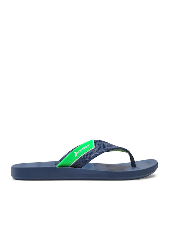Free Mix Thong Ad Men's Flip Flops Blue