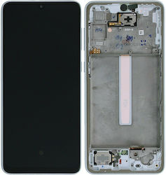 Samsung Οθόνη με Μηχανισμό Αφής για Galaxy A33 (Λευκό)