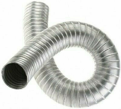 40125 Chimney Chimney Tube Metallic 125mm Silver