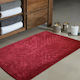 Lino Home Bath Mat Cotton Waves 2500000623 Burgundy 50x80cm