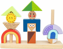 Tooky Toys Stacking Toy Στοίβαξη Σκιών made of Wood for 3++ Months