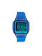Adidas Street One Digital Uhr Chronograph Batterie mit Blau Kautschukarmband
