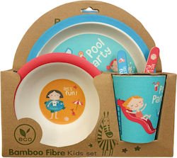 Best For Life Philosophy Baby & Kids Feeding Set from Bamboo 5 Pieces