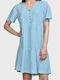 Vero Moda Summer Mini Dress Light Blue