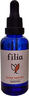 Filia Elixir Λάδι Προσώπου με Βιταμίνη Ε για Αντιγήρανση με Έλαιο Argan , Jojoba και Αβοκάντο Bakuchiol 50ml