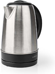 Nedis KAWK340EAL 1.7lt με Ισχύ 2200W Ασημί Nedis KAWK340EAL 1.7lt με Ισχύ 2200W Ασημί