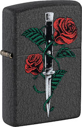 Zippo Αναπτήρας Φλόγας Rose Dagger Tattoo Design Zippo Αναπτήρας Φλόγας Rose Dagger Tattoo Design