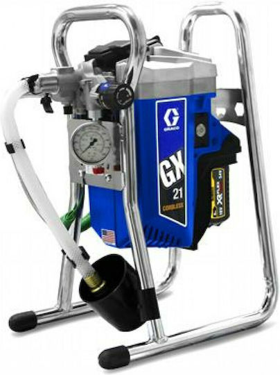 Graco GX21 Airless Elektrische Farbspritzpistole 1x6Ah mit Behälter 1.8Es