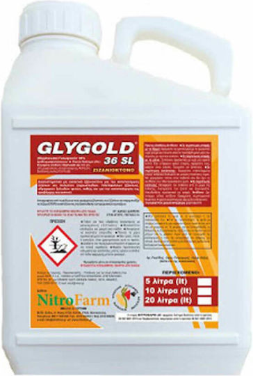 NitroFarm GlyGold 36 SL Flüssiges Herbizid 5lt