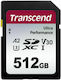 Transcend 340S SDXC 512GB Class 10 U3 V30 A2 UHS-I