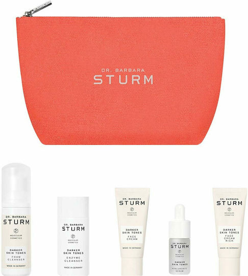 Dr. Barbara Sturm Darker Skin Tones Skin Care Set for Moisturizing & Facial Cleaning 6pcs