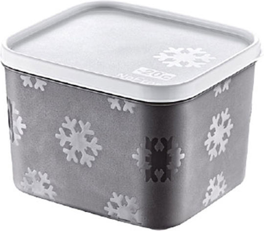 Homeplus Plastic Lunch Box Grey 1250ml