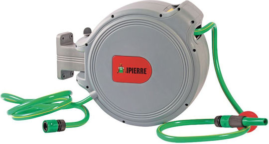 Ipierre Roll-Matik Automatisch Bewässerungswind An der Wand montiert mit Schlauch 30m