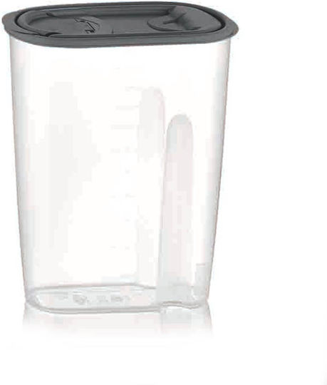 Homestyle Vază Utilizare Generală cu Capac Plastic Transparent 2200ml 1 Bucată