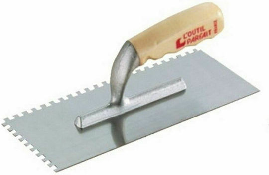 L' Outil Parfait 621 Spatulă pentru gresie Metal Danturată 280mm cu Mâner de Lemn 08336